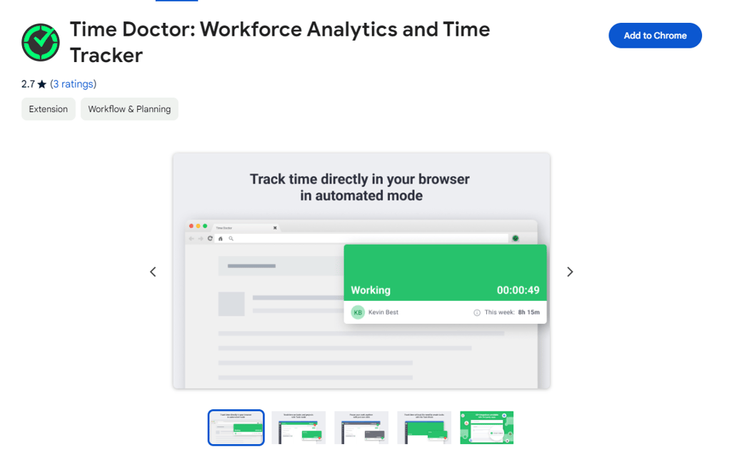 Installing the Time Doctor Browser App for Chrome Browser on Windows